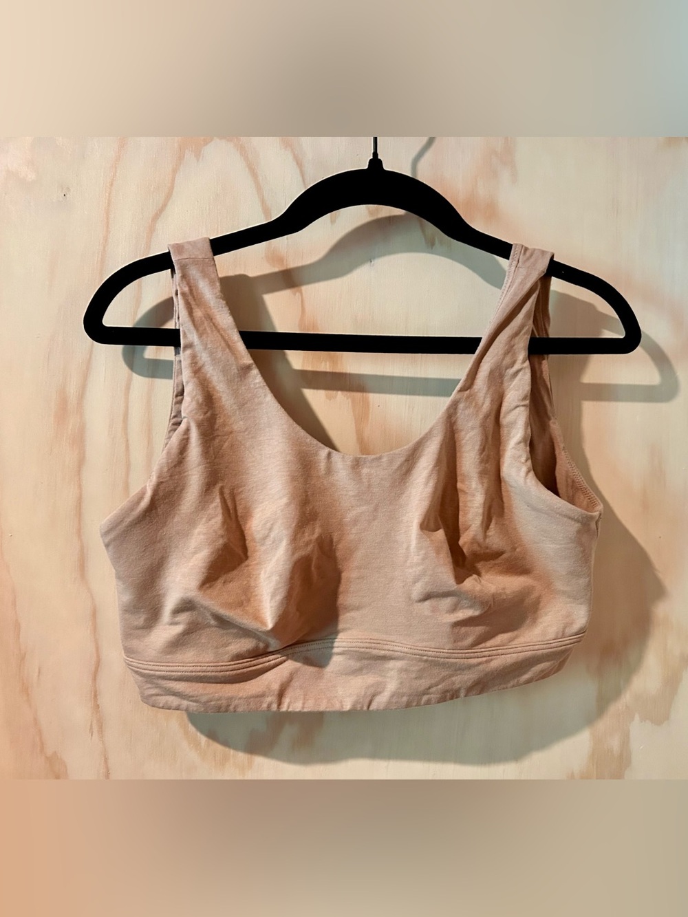Harper Wilde Cloud Cotton Nude Crop Tank Bralette Sz Large